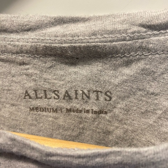 All Saints Brace Tonic Crew T shirt - Picture 3 of 6